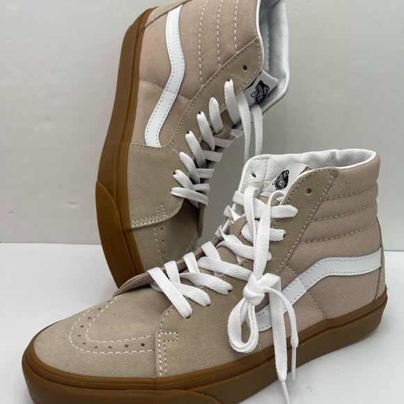 Vans Other - Vans Men’s Sk8-Hi
Humus/Gum Sneakers 
VN0A38GEVS8
 High-Top Sneakers in Beige